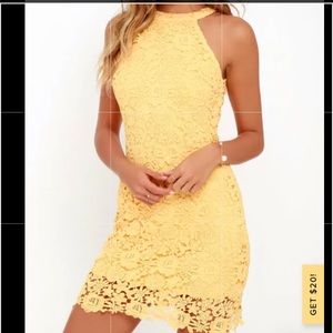 Lace mini dress